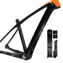 Adesivo protetor para o tubo inferior do quadro da bicicleta Capa decorativa contra arranhões Acessórios universais para bicicletas de montanha 6