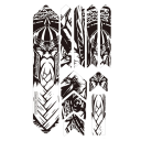 Adesivo protettivo 3D per telaio bici 38x23 cm Pellicola rimovibile contro i graffi Bici da strada e mountain bike Accessorio ciclistico resistente 1