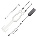 Adesivo riflettente LED luminoso per casco da ciclismo e motocicletta Decorazione autoadesiva Striscia a batteria 2x AA Impermeabile 1