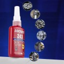 Adeziv anaerob cu fire 243 50 ml rezistență medie pentru fire M20 rezistent la uleiuri cu întărire rapidă potrivit și pentru metale pasive 2