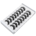 Adhesive False Eyelashes 8 Pairs 9