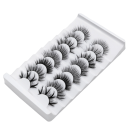 Adhesive False Eyelashes 8 Pairs 10