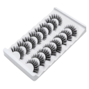 Adhesive False Eyelashes 8 Pairs 12