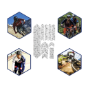 Adhesivo protector para cuadro de bicicleta 38x23x1 cm Film 3D antirayaduras Adhesivo removible para bicicleta de montaña y carretera Accesorio 2