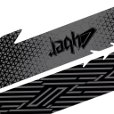 Adhesivo protector para el tubo inferior del cuadro de la bicicleta Funda decorativa antirayaduras Accesorios universales para ciclismo Bicicletas 5