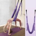 Adjustable Aerial Yoga Strap for Leg Stretching and Splits Colourful Yoga Strap for Fitness and Home Workouts 3