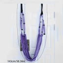 Adjustable Aerial Yoga Strap for Leg Stretching and Splits Colourful Yoga Strap for Fitness and Home Workouts 5