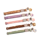 Adjustable Cat Collar 34 cm with Paw Print Design Safety Buckle Bell Pendant Soft and Comfortable Strap 8