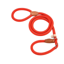 Adjustable Dog Lead with Collar 2-in-1 and Hand Loop Size 0.6 x 150 cm Sliding Stopper and Metal Ring on the Adjustable Loop 3