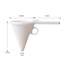 Adjustable Handheld Funnel for Batter and Icing Lever Dispenser for Baking Cakes, Muffins and Pastry Creations 3