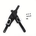 Adjustable Ski Binding Strap Approximately 29–41 cm Plastic Holder Black Connecting Strap for Securing Skis During Transport and Storage 1