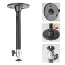 Adjustable Stand 21 cm with 360° Rotation Metal Projector and Camera Holder with Mounting Base Tube Diameter 2 cm Load Capacity up to 1 kg 2