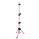 Adjustable Wig Stand up to 140 cm with Rotating Top, Stainless Steel, Stable Tripod for Beauty Salons 5