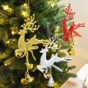 Adorno navideño ciervo con cascabeles 2