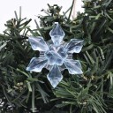 Adorno navideño de copo de nieve, 10 unidades 9