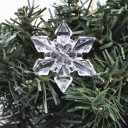 Adorno navideño de copo de nieve, 10 unidades 7