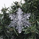 Adorno navideño de copo de nieve, 10 unidades 7