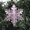 Adorno navideño de copo de nieve, 10 unidades 8