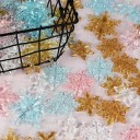 Adorno navideño de copo de nieve, 10 unidades 2