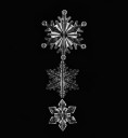 Adorno navideño de copo de nieve, 10 unidades 5