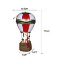 Adorno navideño luminoso de Santa en globo aerostático 17 x 8,5 x 5 cm Figura decorativa luminosa Decoración navideña para el hogar decoración 2