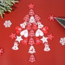 Adornos navideños de madera 10 piezas C585 3