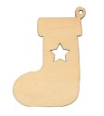 Adornos navideños de madera 10 uds. 9
