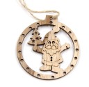 Adornos navideños de madera 3 piezas 22