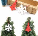 Adornos navideños de madera 6 piezas 4