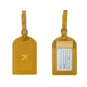 Adresný štítok na cestovný kufor menovka so zápisom 11×7 cm PU koža identifikačná visačka na batožinu pre cestovanie 11