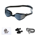 Adult Swimming Goggles 16.5 x 4 cm Anti-Fog Protection Adjustable Strap Sealing Edge Outdoor and Indoor Swimming 2