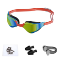 Adult Swimming Goggles 16.5 x 4 cm Anti-Fog Protection Adjustable Strap Sealing Edge Outdoor and Indoor Swimming 4