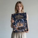 Adventný kalendár 24 vianočných baňiek S pútkami na zavesenie Kulaté baňky s vianočnými motívmi Ozdoby na stromček Darček pre deti aj dospelých 5