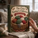 Adventskalender 24 kerstversieringen Versieringen met breimotief Santa en dieren met bolletjes Cadeau voor breiliefhebbers 4