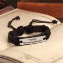 Ægte læderarmbånd til kvinder J2443 7