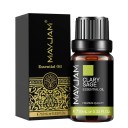 Æterisk olie 10 ml Kvalitetsaromaolie til diffuser og aromalampe Duft til stearinlysfremstilling Naturlig duft Afslapning Hjemmearomaterapi 29