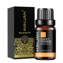 Æterisk olie 10 ml Kvalitetsaromaolie til diffuser og aromalampe Duft til stearinlysfremstilling Naturlig duft Afslapning Hjemmearomaterapi 8