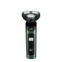 Afeitadora eléctrica 3 en 1 con pantalla Resistente al agua Recortadora de barba, nariz y patillas Carga USB Cabezal flotante Indicador LED 1