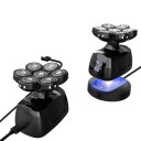 Afeitadora eléctrica para hombre 7D Afeitado en seco y húmedo Impermeable IPX7 Kit 6 en 1 Negro Para cabeza rapada y barba 5