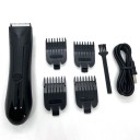 Afeitadora eléctrica para hombres, recortadora de cabello y barba profesional con luz LED, afeitadora corporal inalámbrica resistente al agua IPX7 1