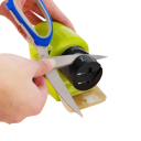 Affilatore elettrico per coltelli da cucina e forbici affilatore rapido affilatura automatica affilatore in acciaio inossidabile uso domestico 6