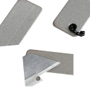 Affilatore portatile in diamante per coltelli a forma di mini portachiavi Strumento in acciaio per campeggio Affilatore da esterno per escursionismo e sopravvivenza 6