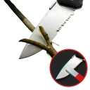 Affilatrice per coltelli da cucina con pietra in diamante di tungsteno e ceramica Affilatura delle lame Attrezzi per la casa e forbici da giardino 7