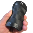 Afiador de lâminas de silicone 12,5 x 5,9 cm Afiar e limpar lâminas Prolongar a vida útil das lâminas Restaurador de lâminas para máquinas de barbear 2