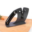 Afilador de cuchillos de cocina con mango Ángulo de afilado ajustable de 22 a 46° Inserción abrasiva de carburo Dimensiones 21 x 7,5 x 13,5 cm 4