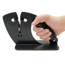 Afilador de cuchillos de cocina profesional Ángulo ajustable 22–46° Base antideslizante Afilado rápido de navajas y cuchillos de caza 7