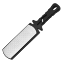 Afilador de cuchillos de diamante de doble cara, grano 400/1000, superficie de titanio, afilado de cerámica, cuchillos de cocina, picadoras, cuchillas 1