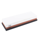Afilador de cuchillos de doble cara de corindón blanco de grano 1000/3000 con base antideslizante, piedra de afilar para herramientas de cocina 1