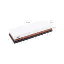 Afilador de cuchillos de doble cara de grano 3000/8000 de corindón blanco con almohadilla antideslizante, piedra de afilar para cuchillos 3