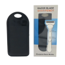 Afilador de silicona para cuchillas 12,5 x 5,9 cm Afilado y limpieza de las hojas Prolongación de la vida útil de las cuchillas Restaurador de filos para máquinas de afeitar 7